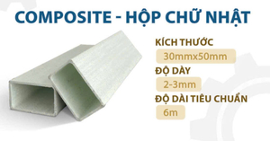 Hộp Nhựa Composite 30x50x2ly